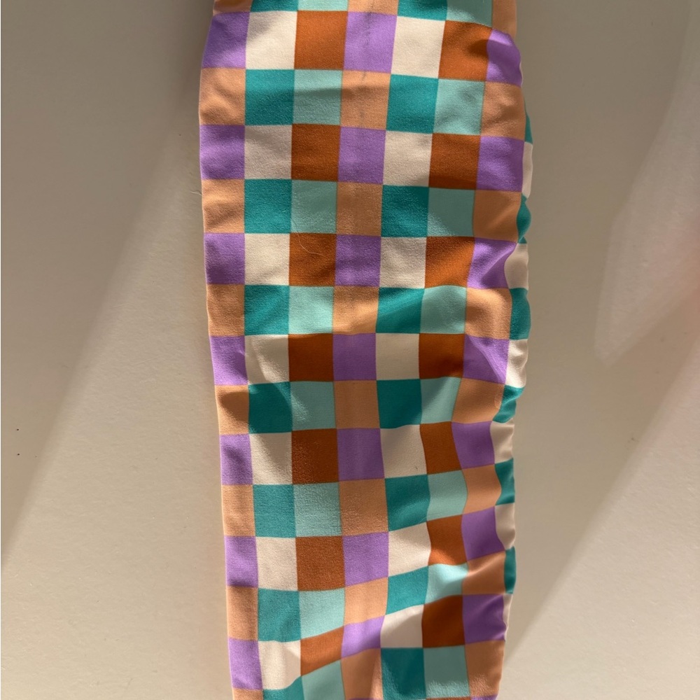Colorful Checkered bikini set